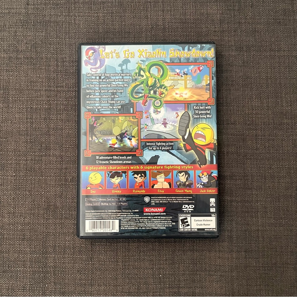Xiaolin Showdown Sony Playstation 2 PS2 Game Complete - Picture 2 of 3